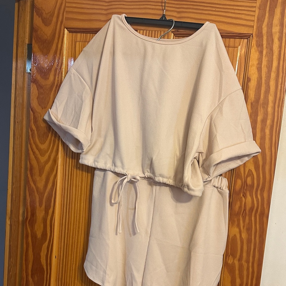 Casual Cream Women's Top